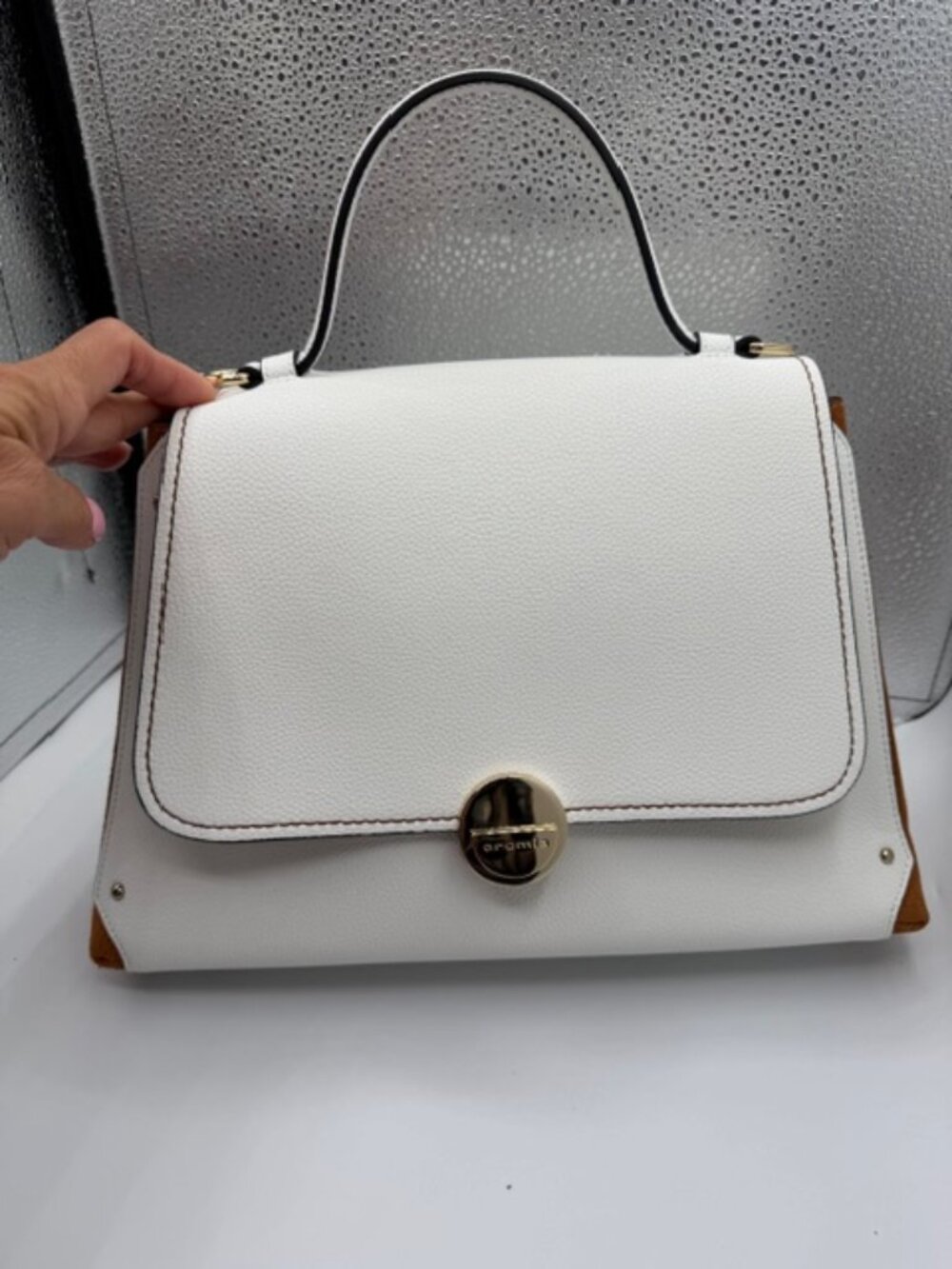 CROMIA LEATHER HANDBAG - Picture 4 of 14